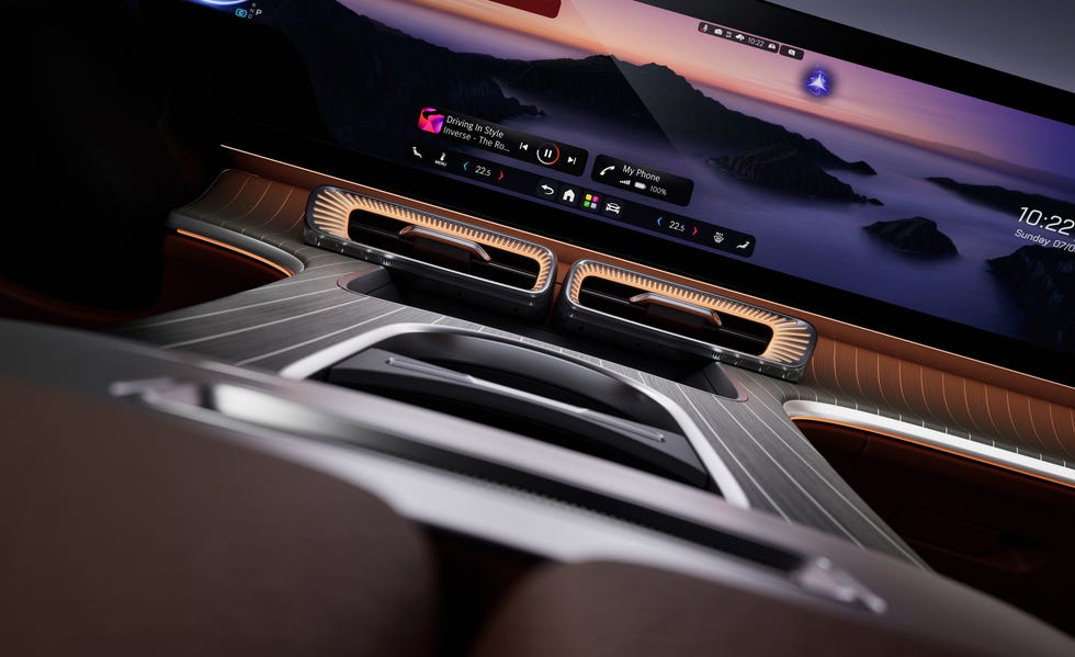 2027 Mercedes-Benz GLC EV Interior Shown with Huge 39-Inch Screen