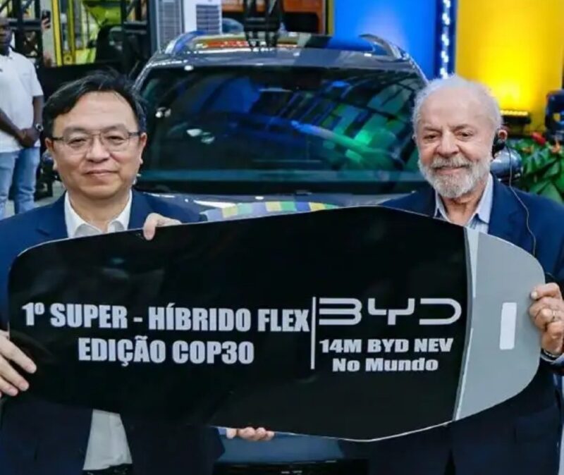 BYD Celebrates Milestone with 14 Millionth NEV Delivered to Brazil's President