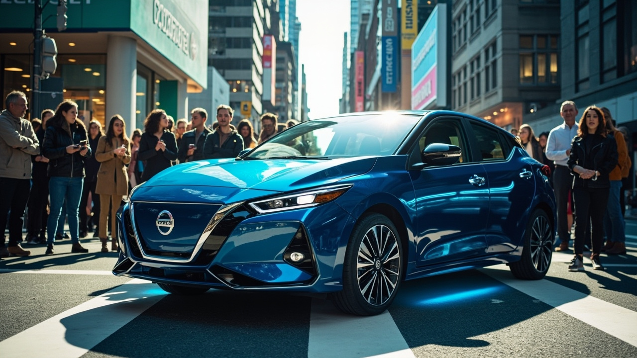 The All-New, All-Electric Nissan MICRA Debuts on the Streets
