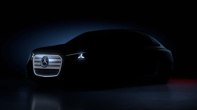 Mercedes Teases C-Class EV with Same Glitzy Grille as the GLC EV